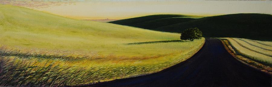 Landscape Painting - Road to Moscow II by Leonard Heid