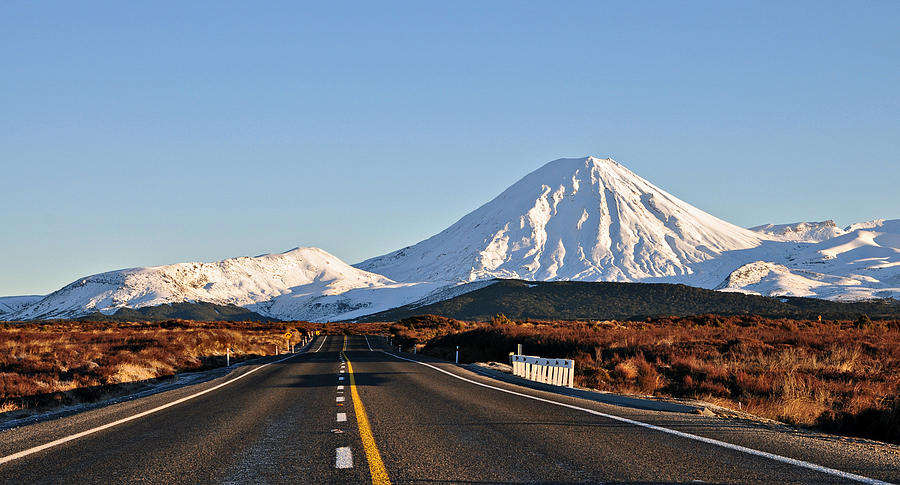 Road To Mt Ngauruhoe Photograph by Steve Clancy Photography