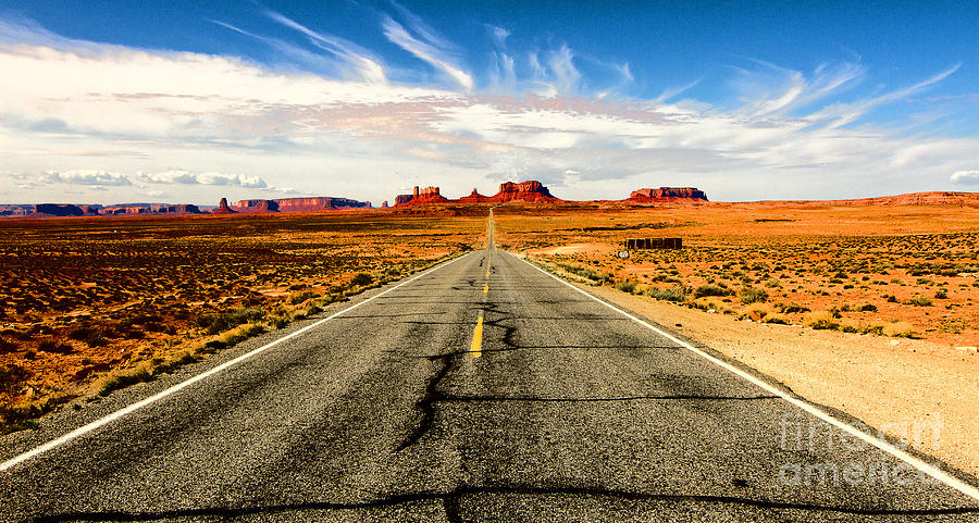 Road to Navajo Photograph by Jason Abando