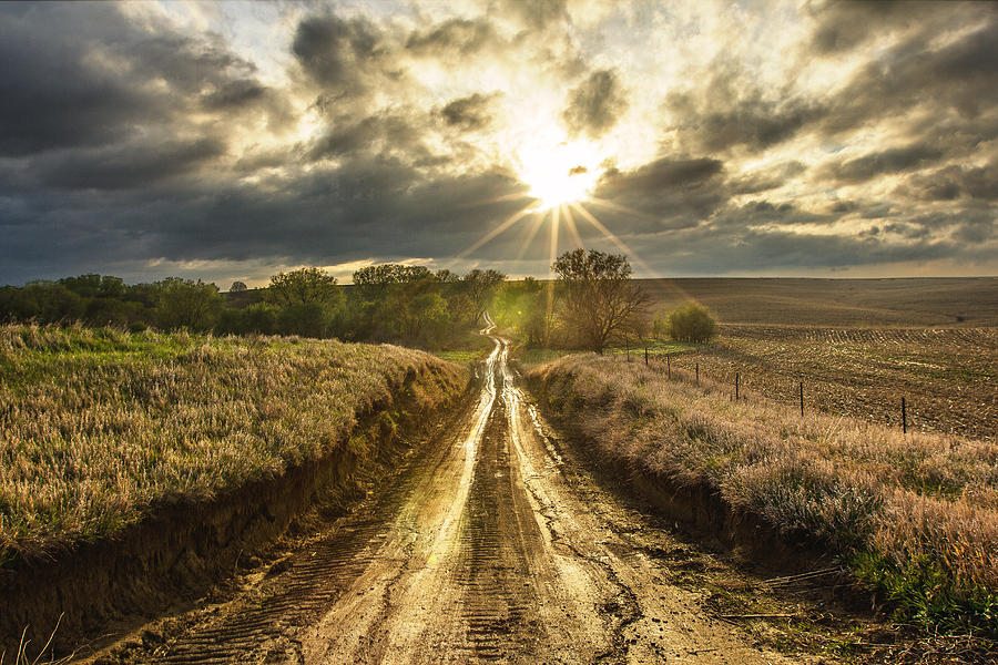 Sunset Photograph - Road to Nowhere by Aaron J Groen