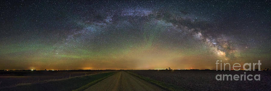 Road to Nowhere   Air Glow Photograph by Aaron J Groen