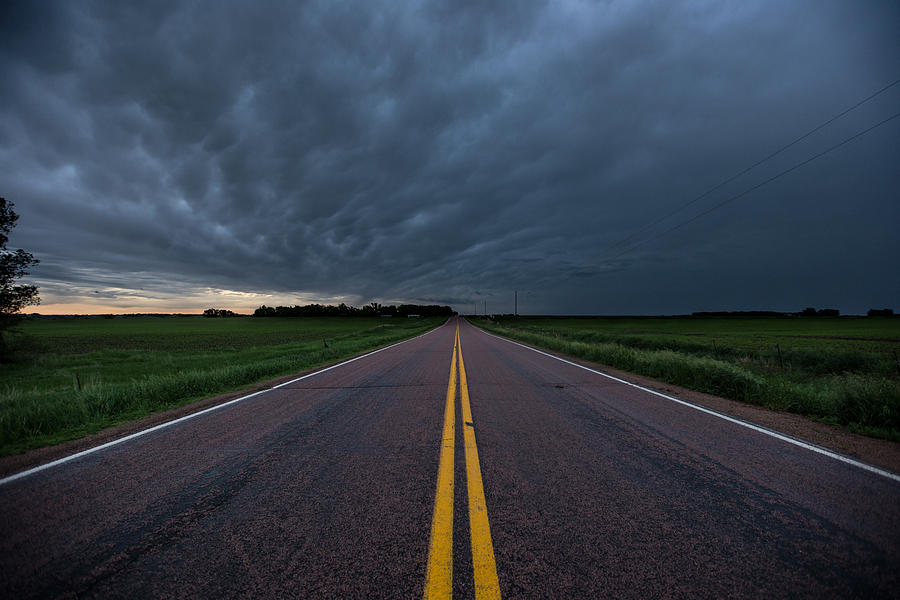 Road to Nowhere Storm Chase Photograph by Aaron J Groen