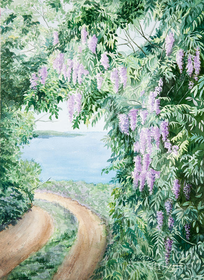 Road to Paradise Painting by Michelle Constantine