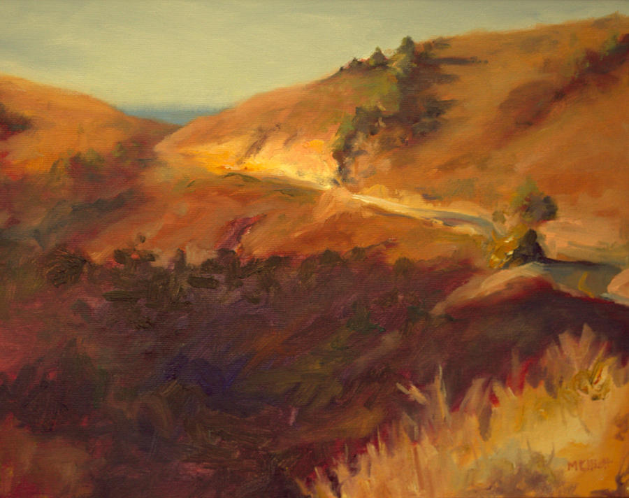 Road to Slide Ranch Painting by Margaret Elliott