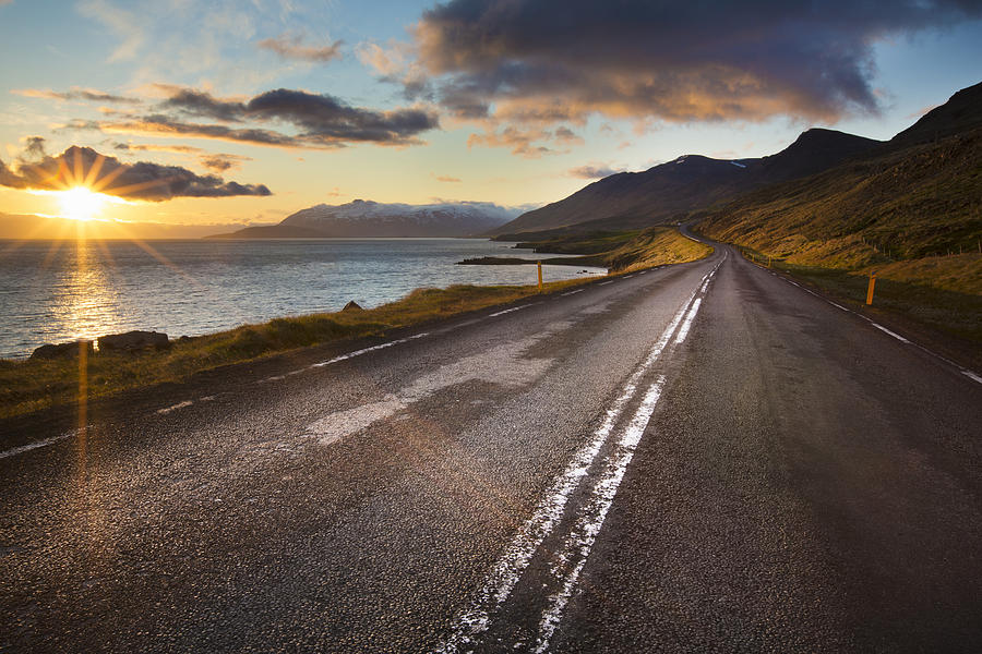 Road to the beauty Iceland Photograph by Xavierarnau