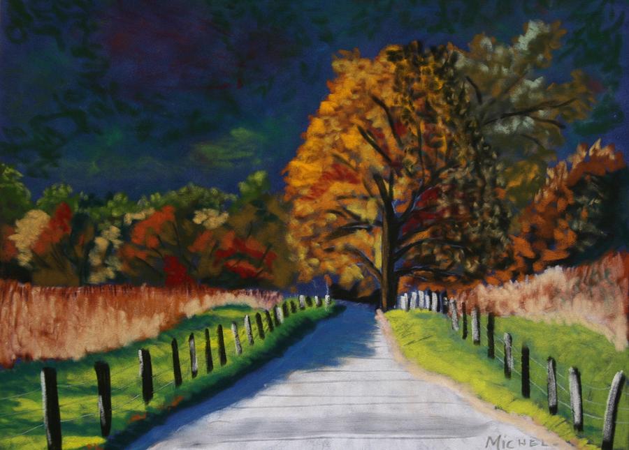 Road to the Ranch Pastel by Michele Turney