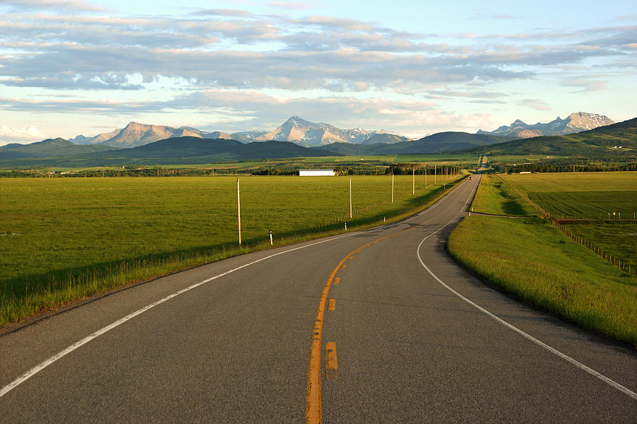 Road to the Rockies Photograph by Daniel Woodrum