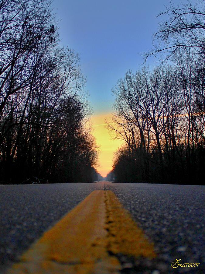 Road to the Sunrise Photograph by David Zarecor