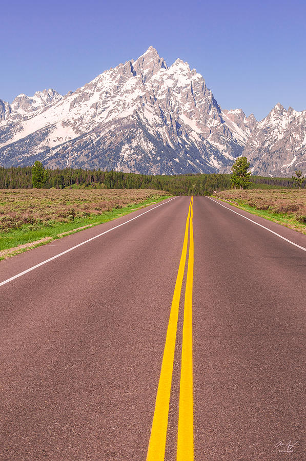Road to the Tetons Photograph by Aaron Spong