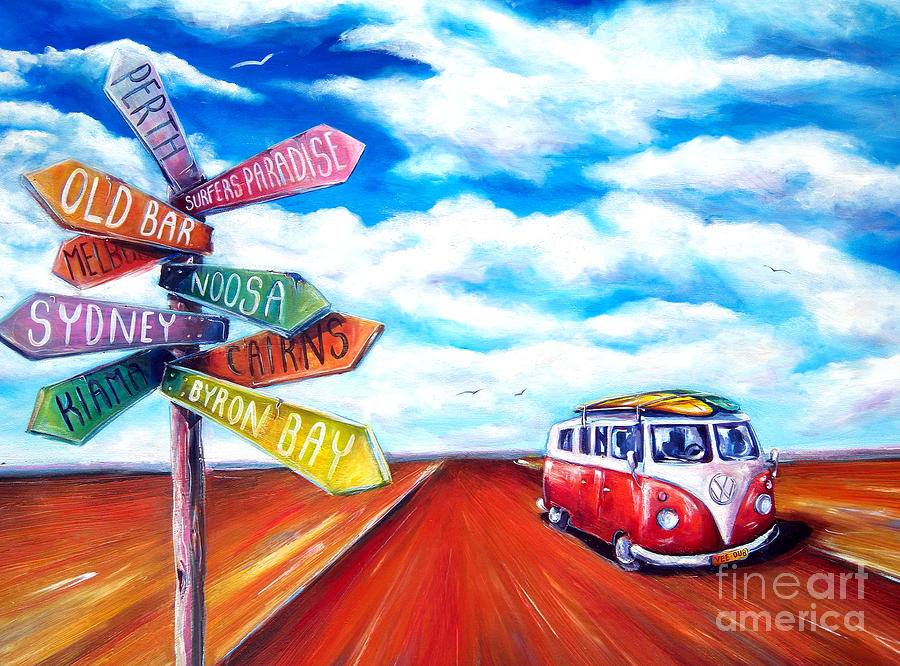 Road Trip Painting by Deb Broughton