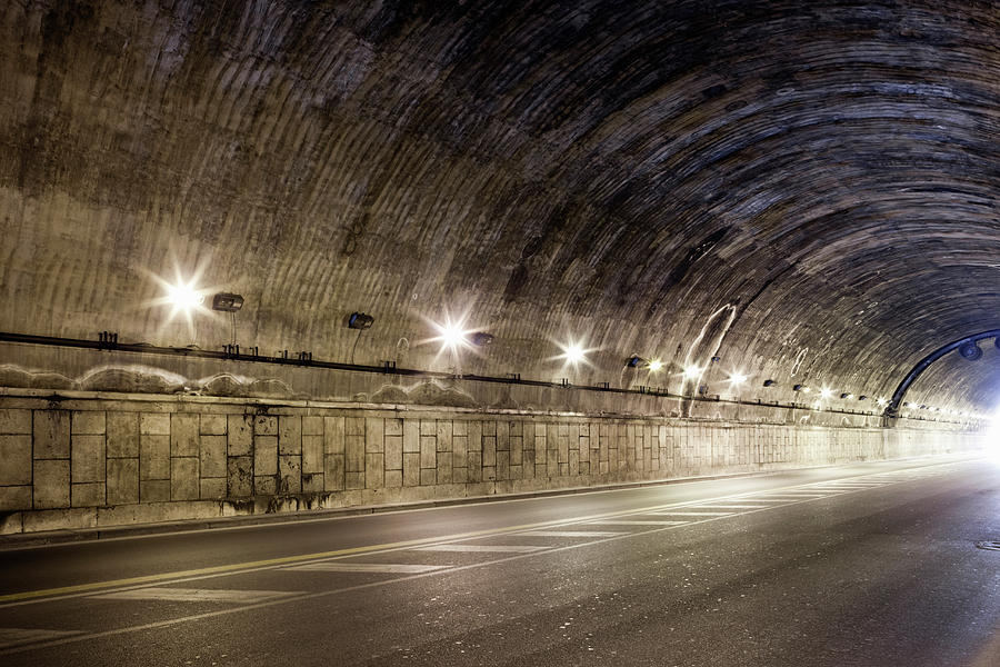 Road Tunnel Photograph by Jorg Greuel