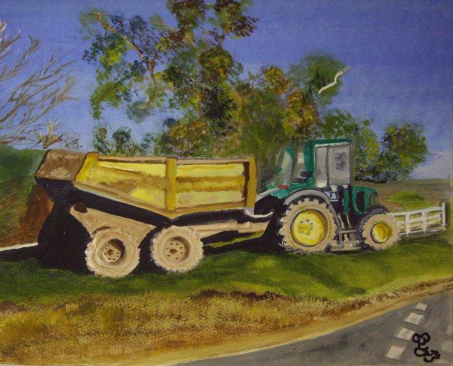 Roadside Attractive Painting by Carole Robins