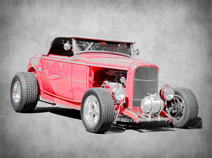 Roadster Red Photograph by Steve McKinzie
