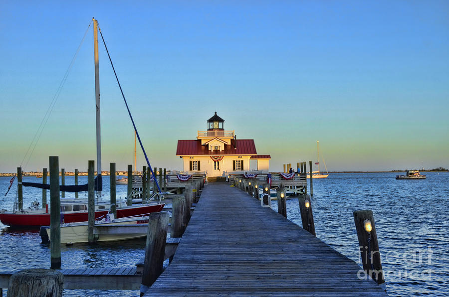 Roanoke Marches Lighthouse Photograph by Allen Beatty