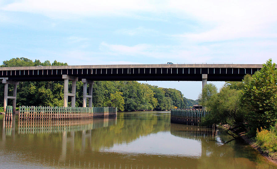 Roanoke River Bridge Photograph