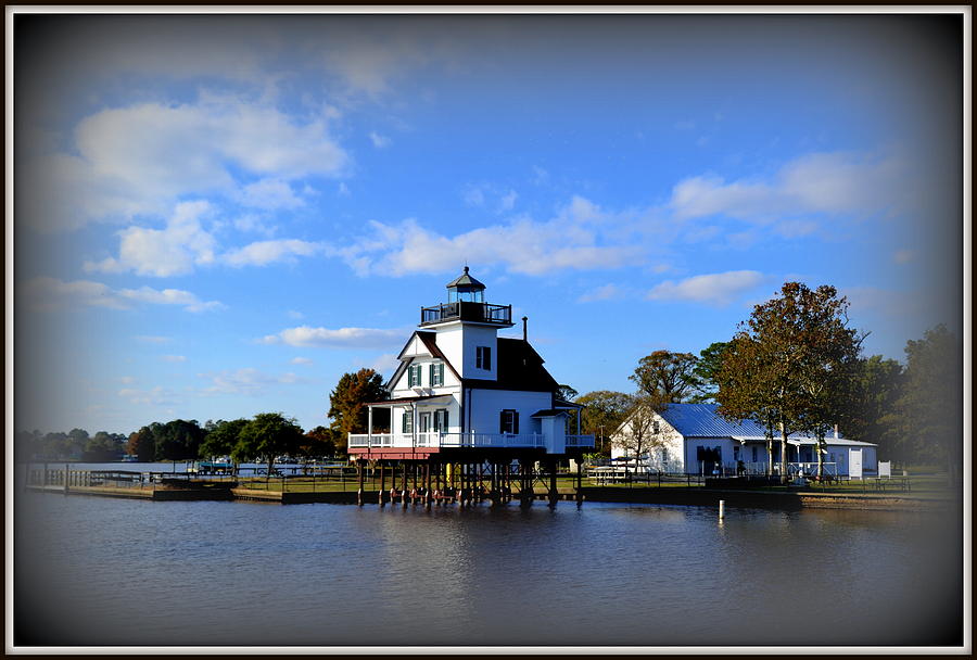 Lighthouse Photograph - Roanoke River Lighthouse by Toni Abdnour