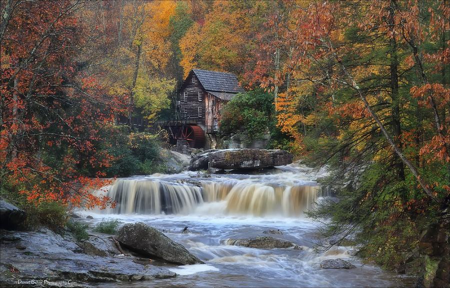Roaring Past The Mill Photograph