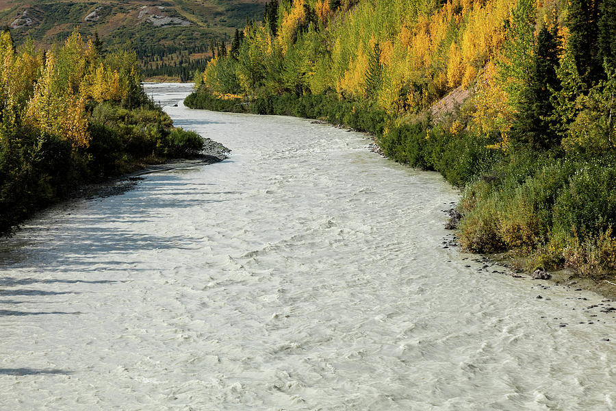 Roaring River And Autumn Color As Seen Photograph by Panoramic Images