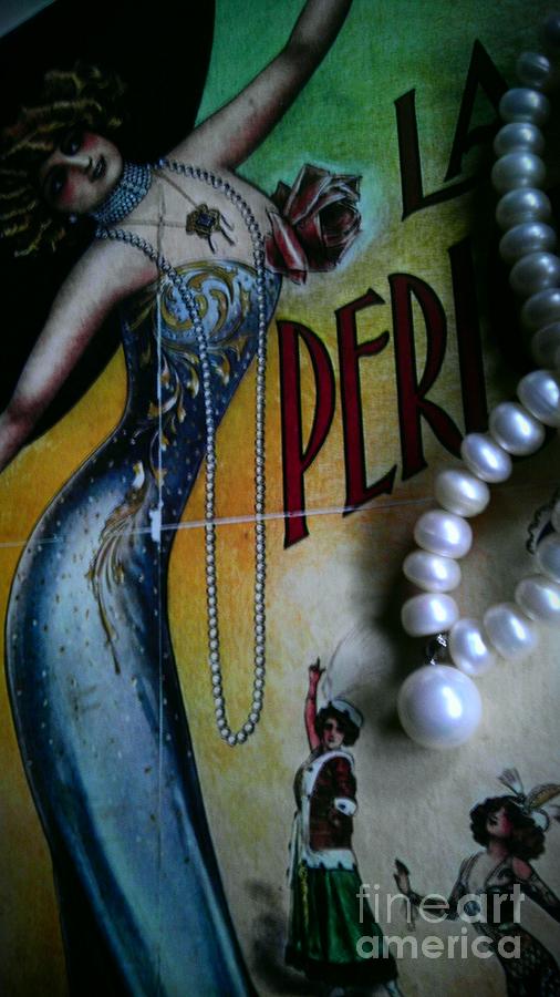 Roaring Twenties Elegance And Pearls Photograph