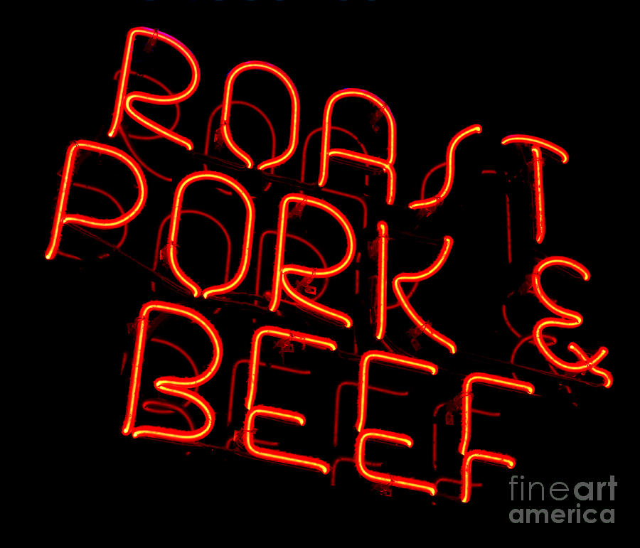 Roast Pork and Beef Photograph by Olivier Le Queinec