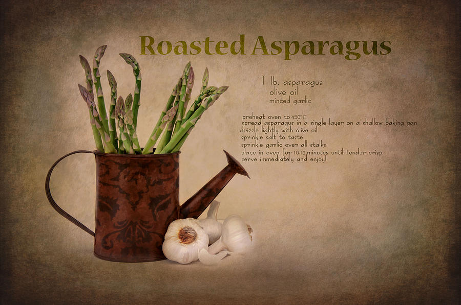 Roasted Asparagus Photograph by Robin-Lee Vieira