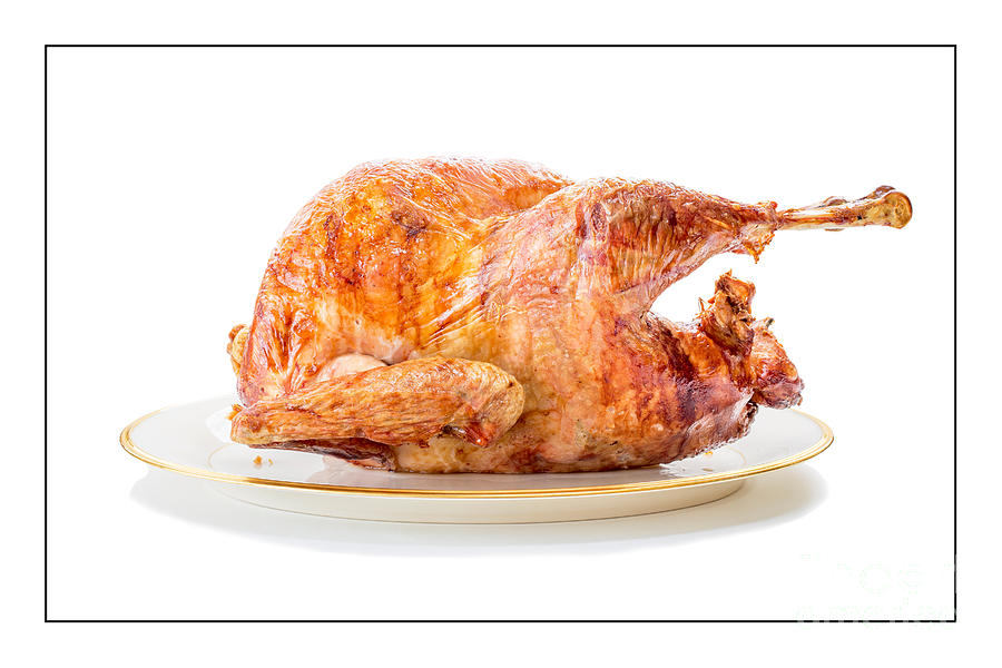 Turkey Photograph - Roasted Turkey Dinner by Edward Fielding