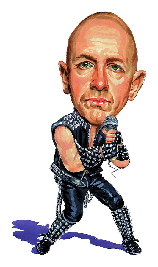 Rob Halford Painting by Art  