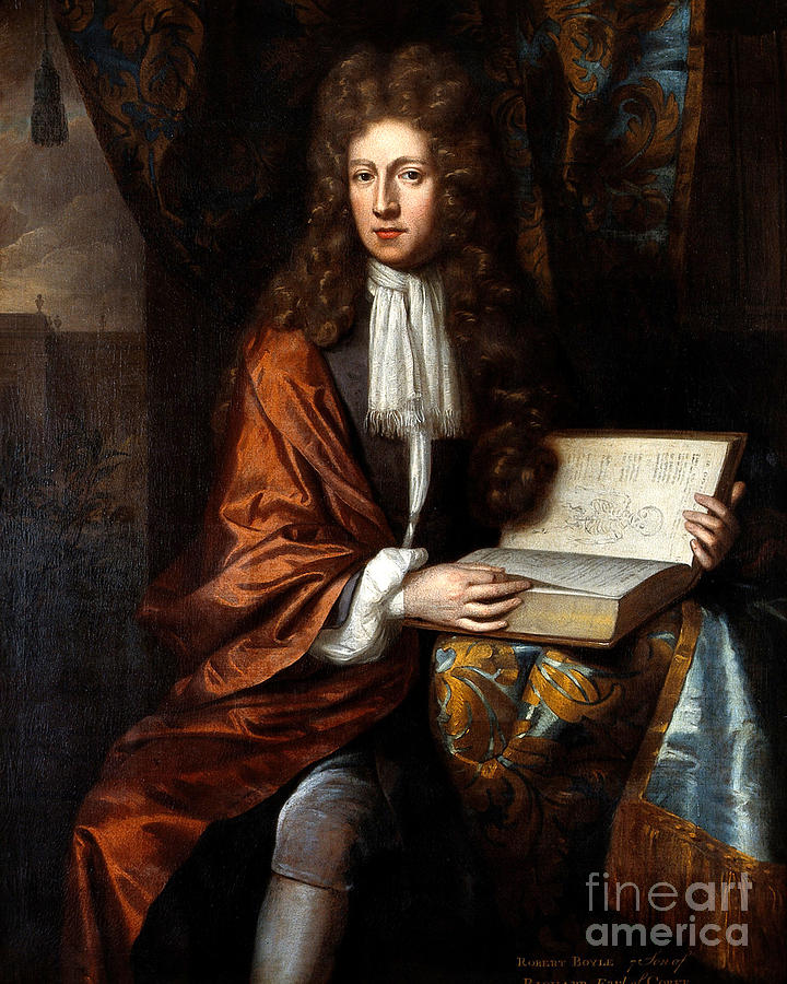 Robert Boyle, Irish Chemist Photograph by Wellcome Images