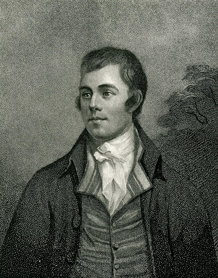 Robert Burns The Scottish National Drawing by Mary Evans Picture ...