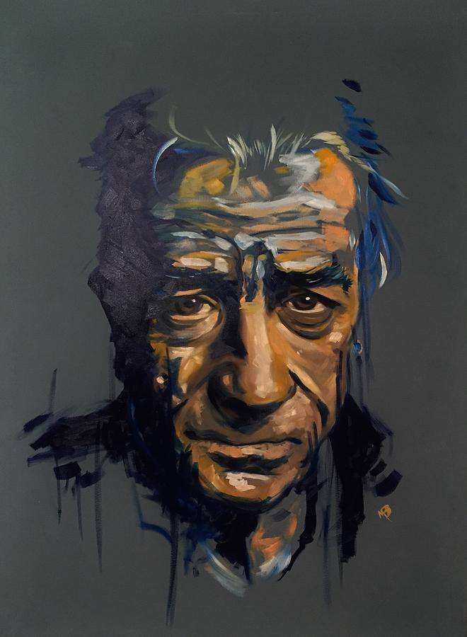 Robert De Niro Painting by Matt Burke - Fine Art America