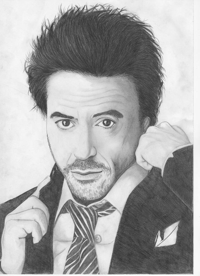 Robert Downey Jr. Drawing by Fabio Verolino Fine Art America