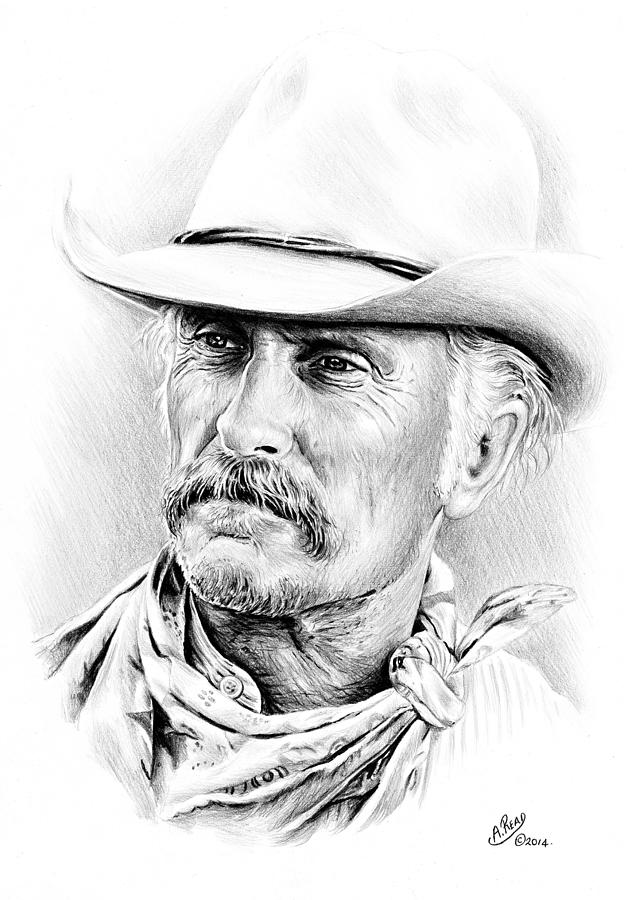 Robert Duvall Drawing - Robert Duvall by Andrew Read