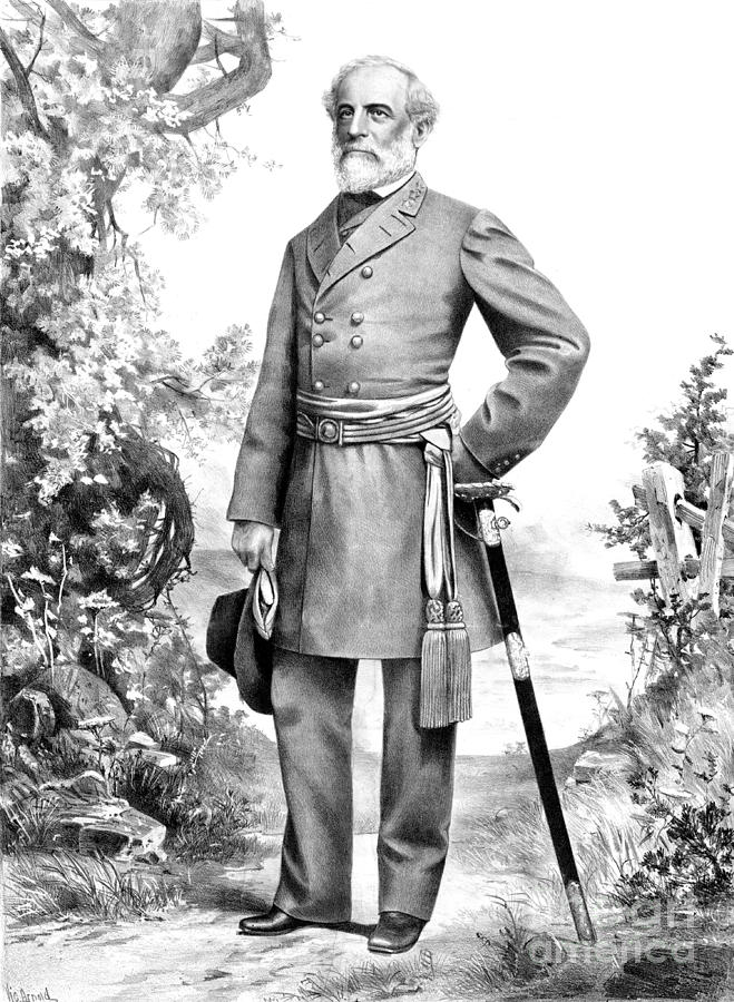 Robert E. Lee, Confederate Army Photograph by Photo Researchers