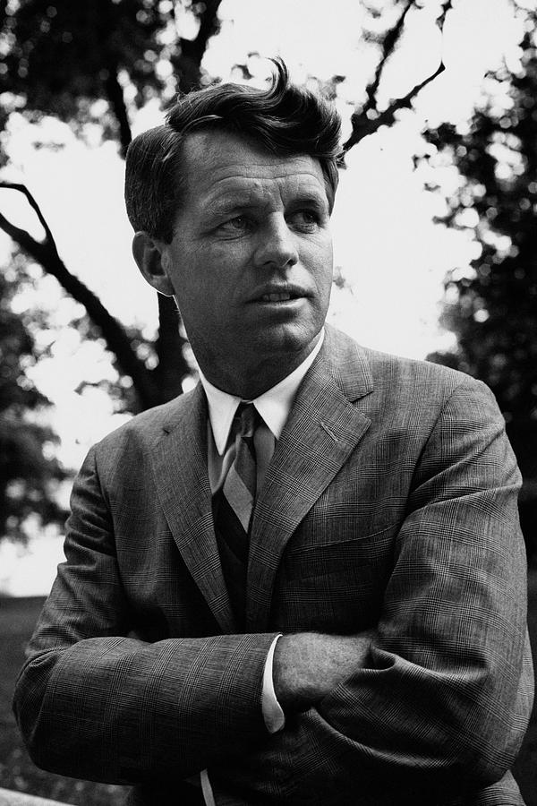 Robert F. Kennedy Wearing A Suit Photograph by Pat Mccallum