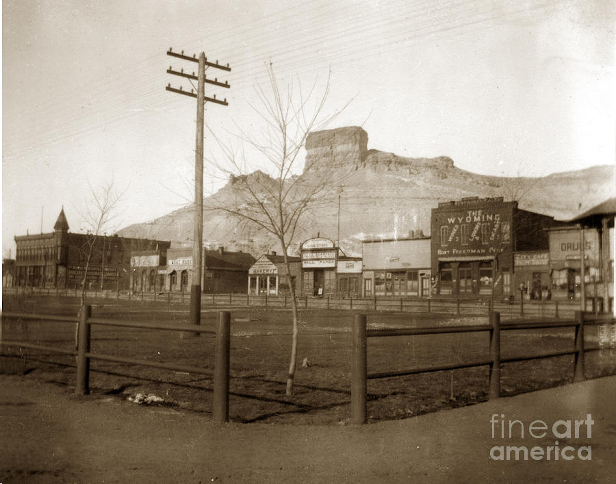 Wine Photograph - Robert Freedman established the Wyoming Saloon in Green River in 1891 by Monterey County Historical Society