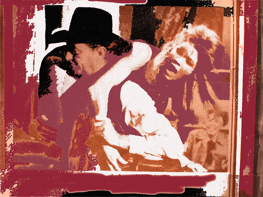 Robert Mitchum Hauls Angie Dickinson Collage Young Billy Young  Old Tucson Arizona 1968-2013 Photograph