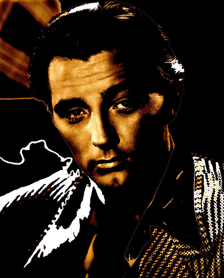 Robert Mitchum RKO publicity photo c.1947-2014  Photograph by David Lee Guss