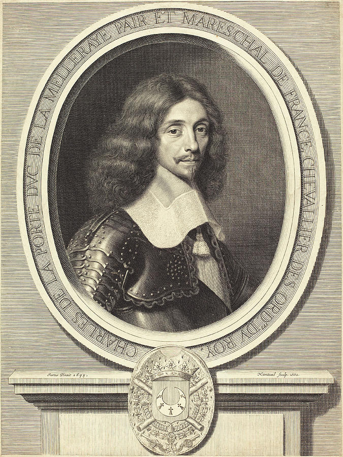 Robert Nanteuil After Justus Van Verus French Drawing By Quint Lox 