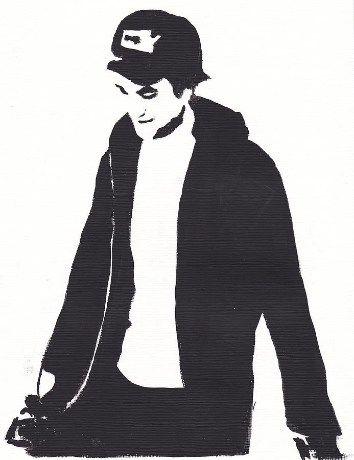 Robert Pattinson 111 Painting by Audrey Pollitt