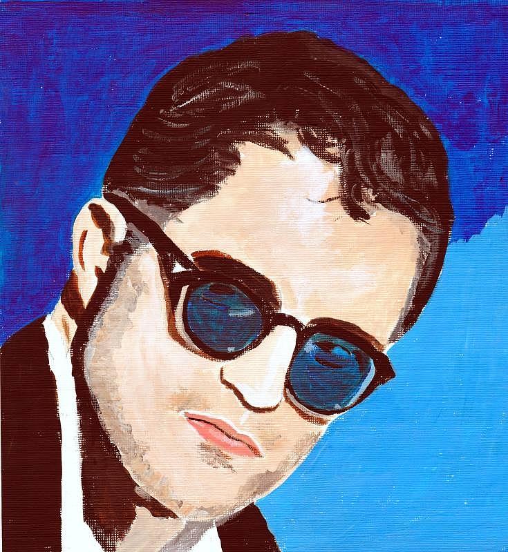 Robert Pattinson 123a Painting by Audrey Pollitt