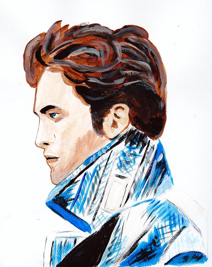 Robert Pattinson 136 Painting by Audrey Pollitt