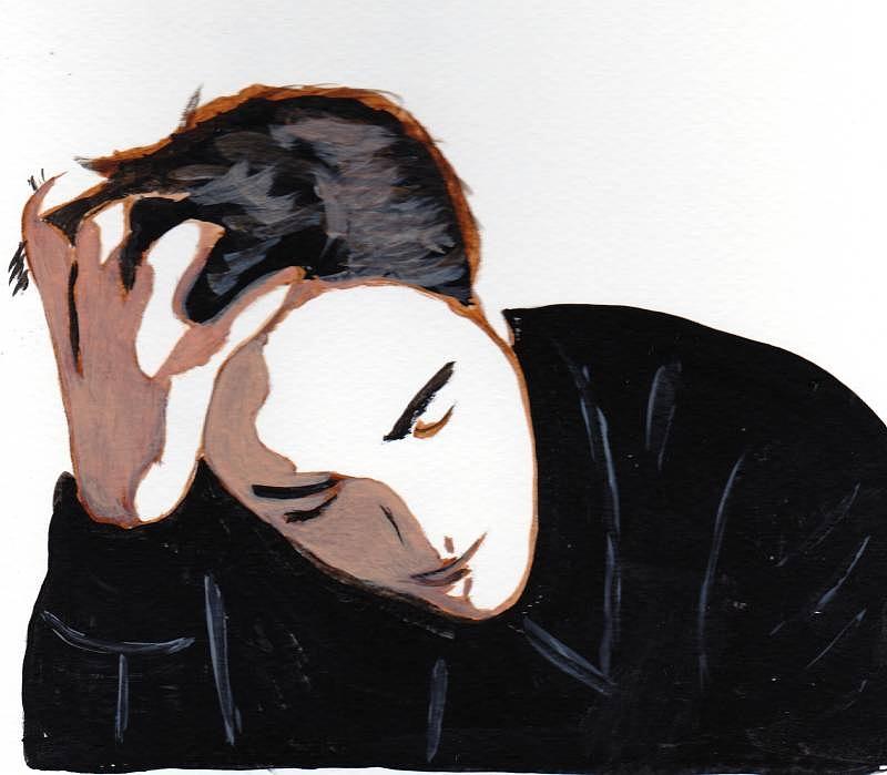 Robert Pattinson 78 Painting by Audrey Pollitt