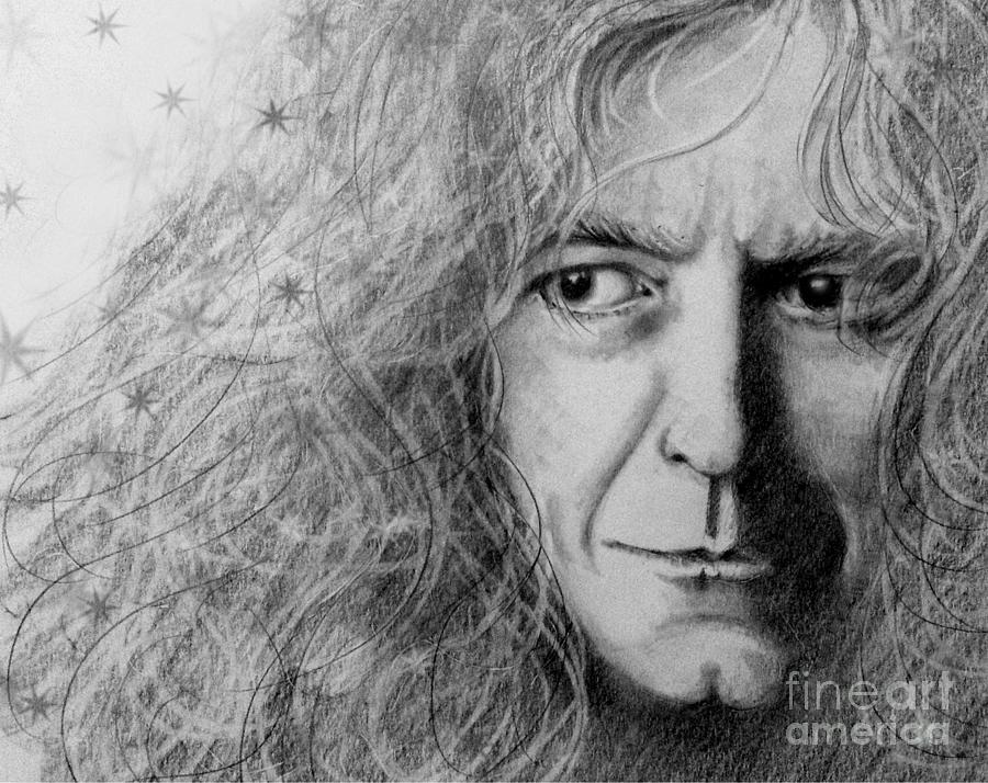 Robert Plant Drawing by Bella Apollonia