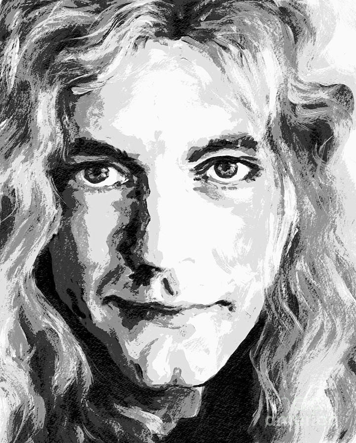 Robert Plant - Still the Best Painting by Tanya Filichkin