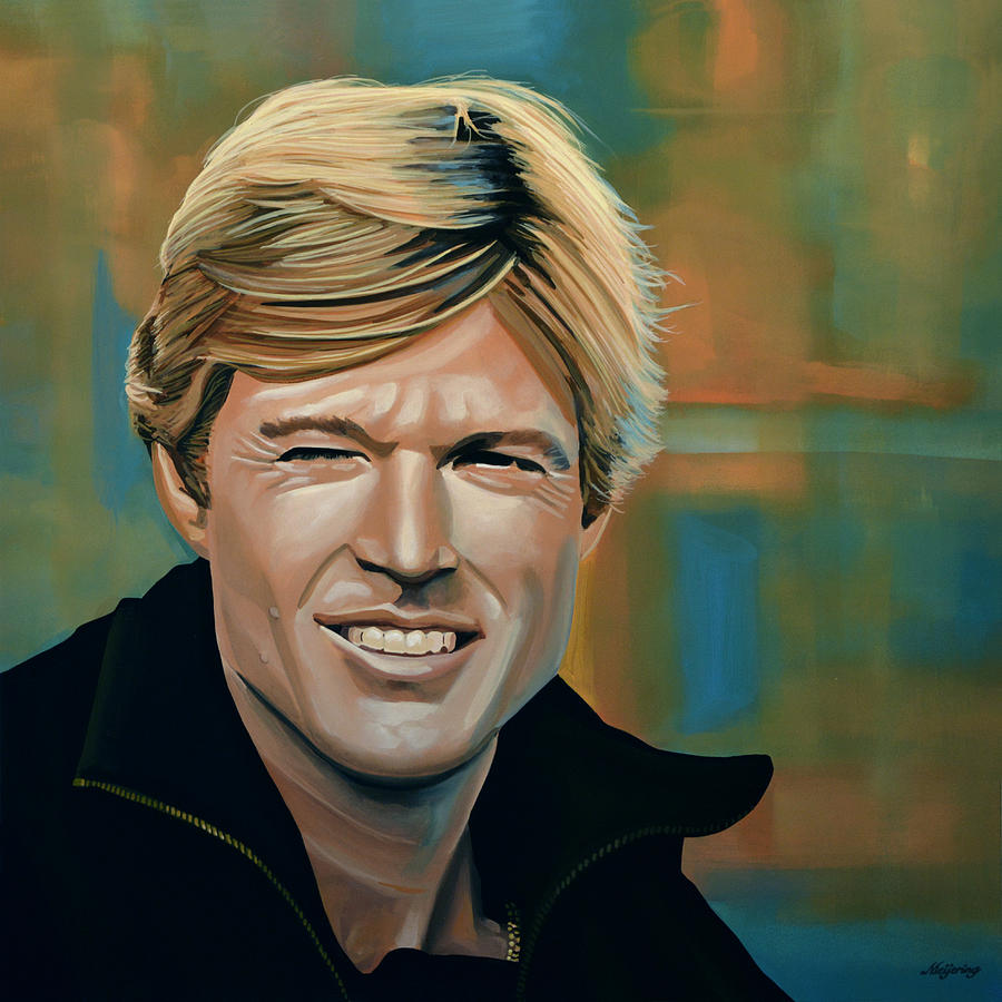 The Great Gatsby Painting - Robert Redford by Paul Meijering
