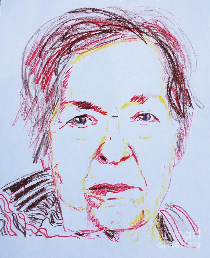 Robertas Portrait Drawing by PainterArtist FIN