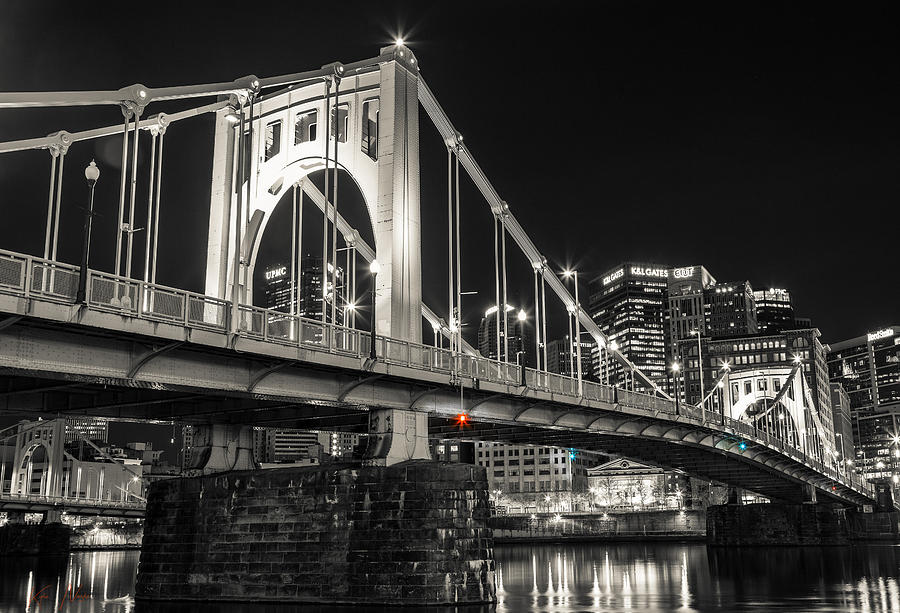 Pittsburgh Photograph - Roberto Clemente Bridge by Kyle Nagle