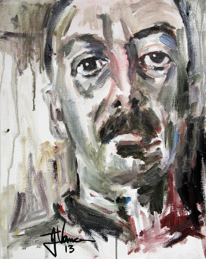 Portrait Painting - Roberto Pla by Jim Vance