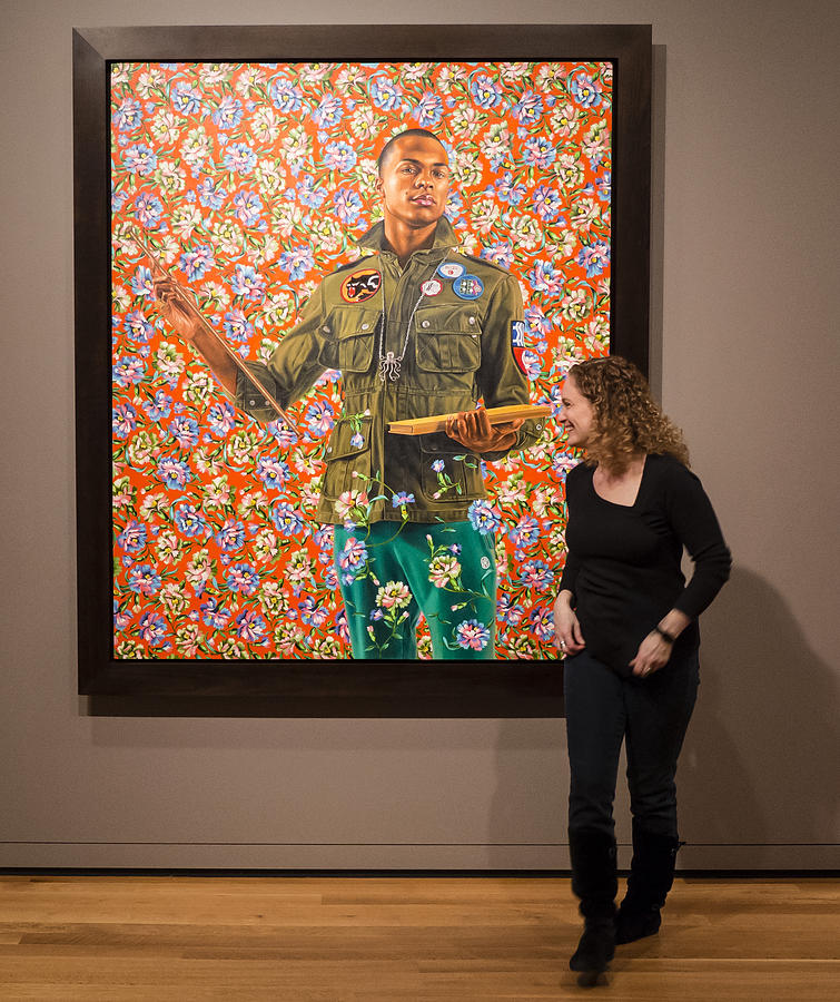 Robin and Anthony of Padua by Kehinde Wiley  Photograph by Frank Winters