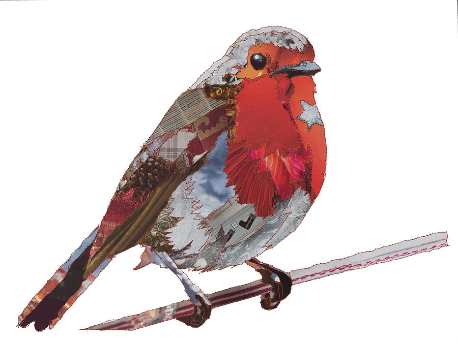 Robin Red Painting by MGL Meiklejohn Graphics Licensing
